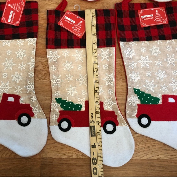 LessMo 10 Pack Christmas Stockings, Large Xmas Fireplace...